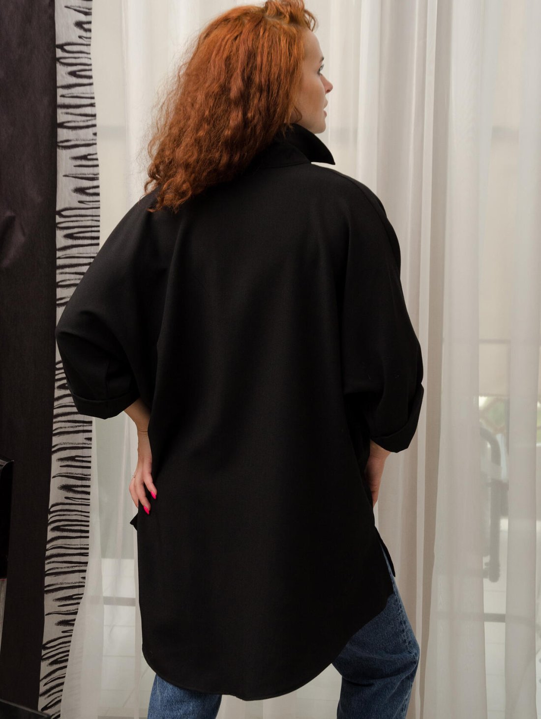 Стильна блуза-туніка з об'ємною вишивкою 230166-3