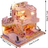 3D Румбокс «Домашній затишок»‎ DIY DollHouse + пилозахисний купол