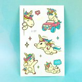 Дитячі сяючі татуювання Єдинороги Ei-227 - Pobut