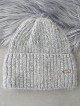 Стильна жіноча шапка рельєфної в'язки INNOE 950868-1 Сірий