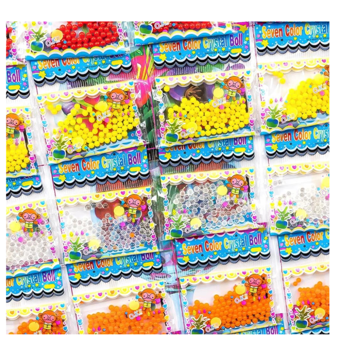 Орбізи маленькі однотонні 5 кольорів