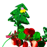 Новорічні обручі ялинки-хлопавки 24 см - Pobut