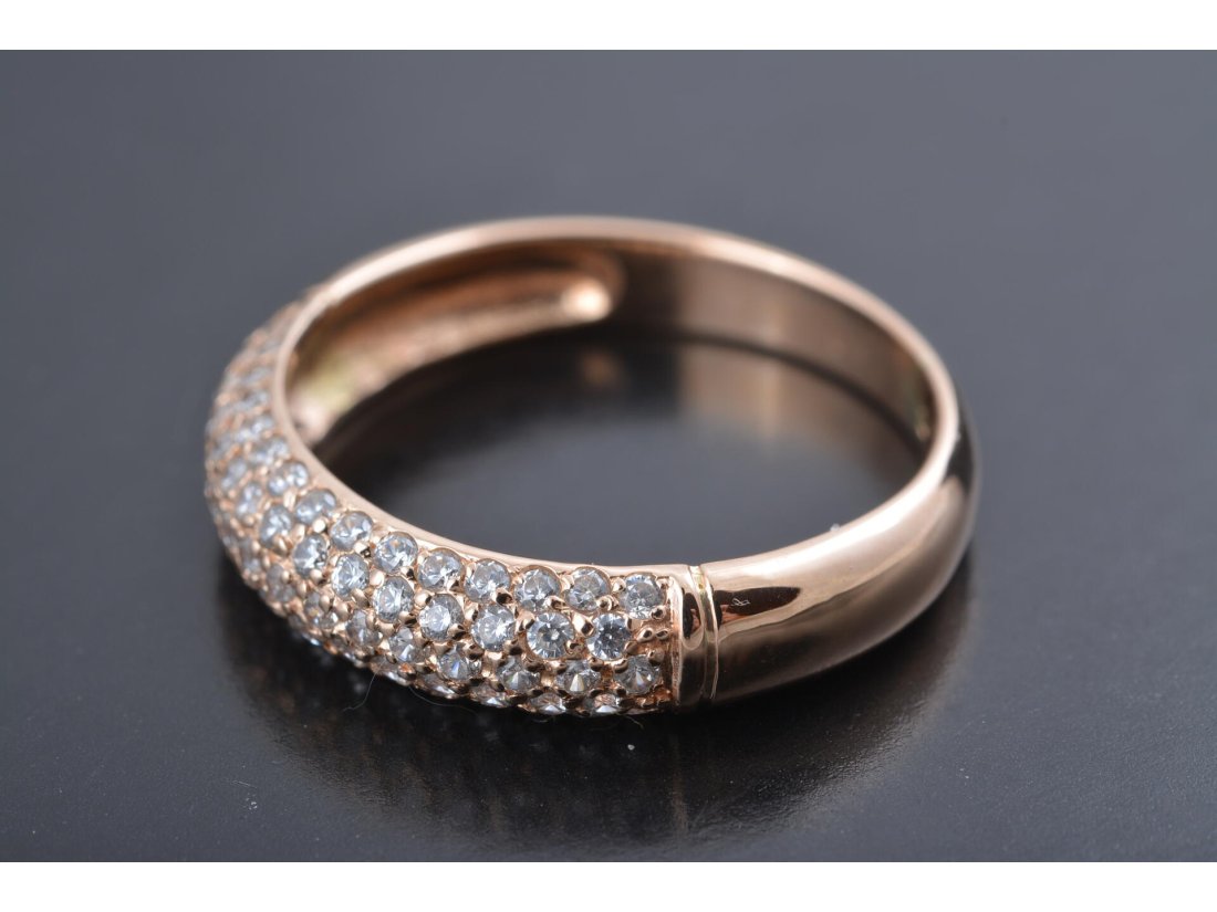 Жіноча каблучка "Доріжка у розсипу" - Багира