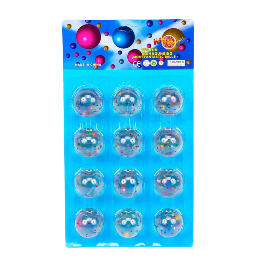 Стрибунці Зірки прозорі 45 мм