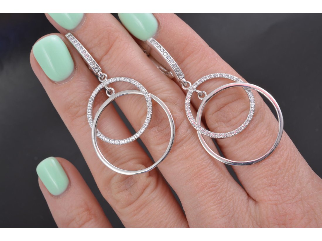 Сережки кільця - Купити