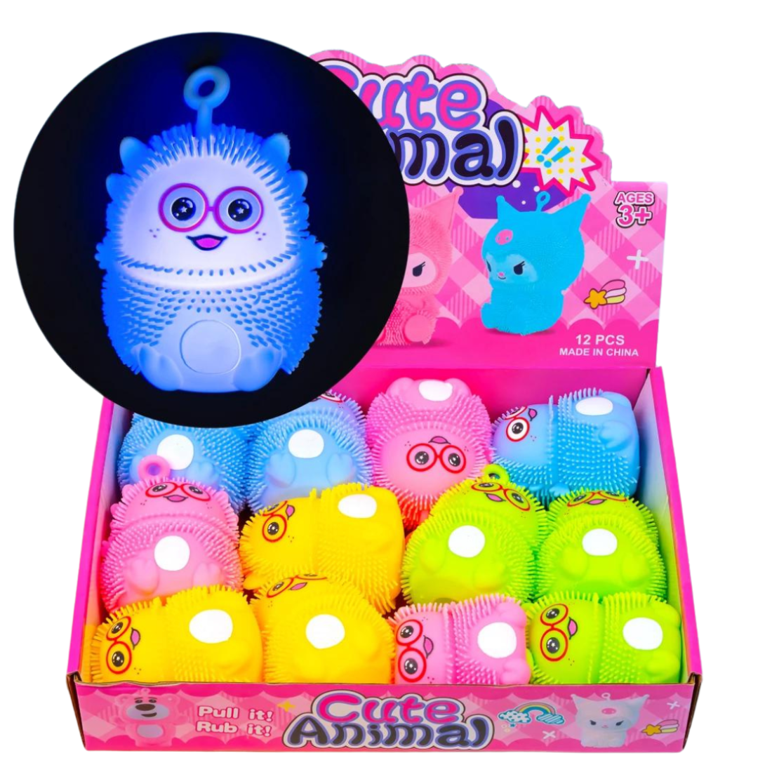 Їжачки, що світяться Сови 7,5 см