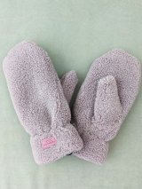 Теплі м’які рукавиці з плюшевої тканини INNOE 85005-3 Лавандовий - Купити