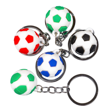 Брелоки гумові м'ячики Футбол 8,5 см - Купити