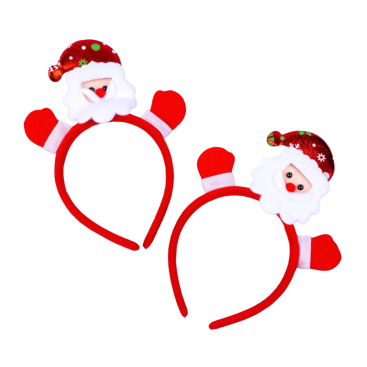 Новорічні обручі Санта 21 см - Купити