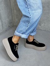 Кросівки casual чорний замш INNOE 777565-1 Чорний