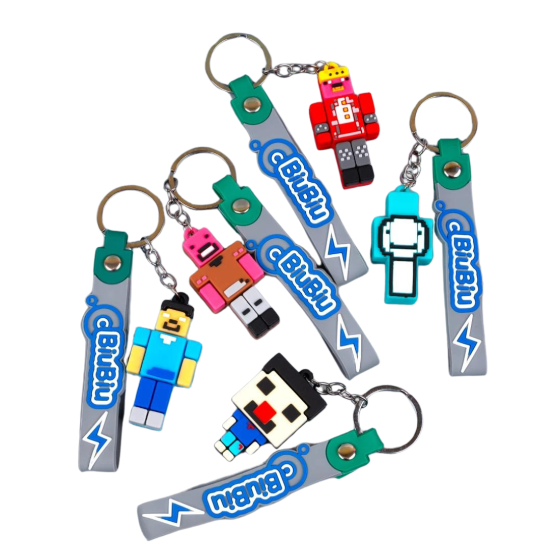Брелоки Герої Піксель 11 см