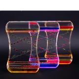 Пісочний годинник з масляною рідиною ДНК 14 см