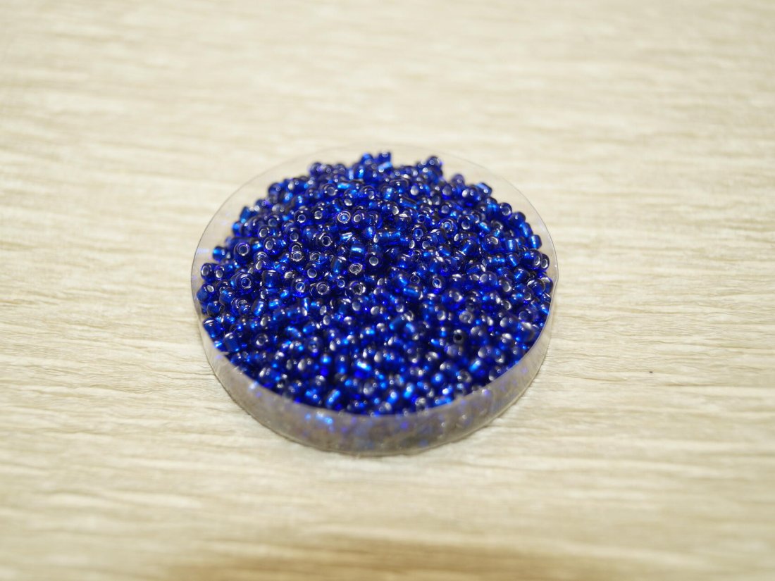 Бісер Дрібний Китайський. 450 г. № 12/28 Синій