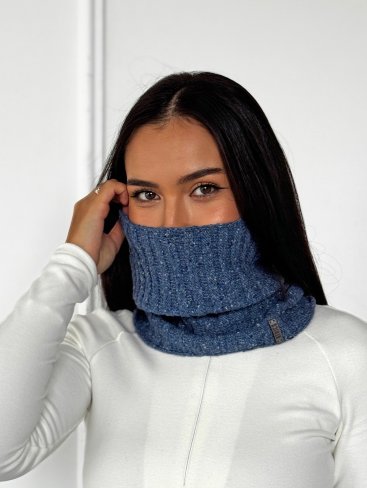 Теплий жіночий снуд-бафф INNOE 950642-1 Блакитний - Купити
