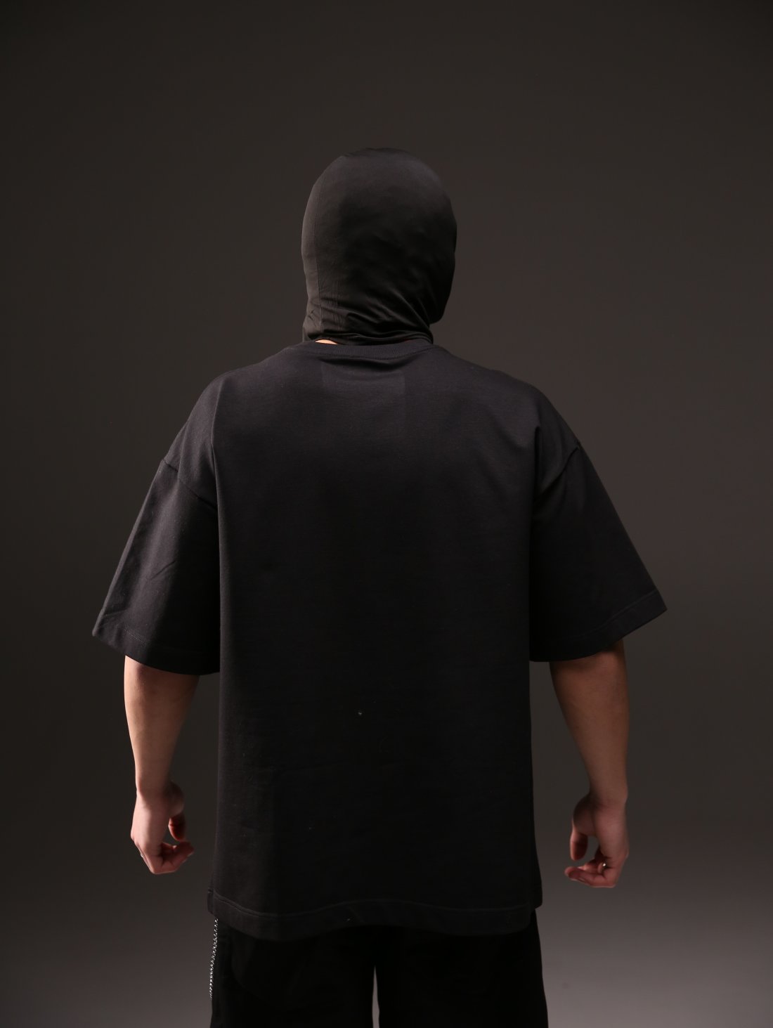 Футболка стану багатства з принтом Магніт для грошей, черного кольору копия