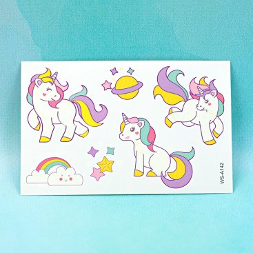 Дитячі татуювання Єдинороги WS-A142 - Купити