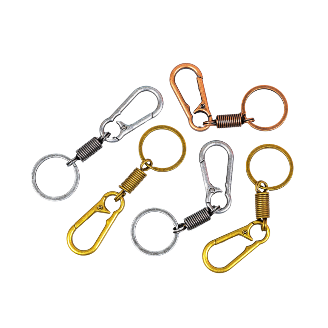 Брелок-карабін металевий 8 см