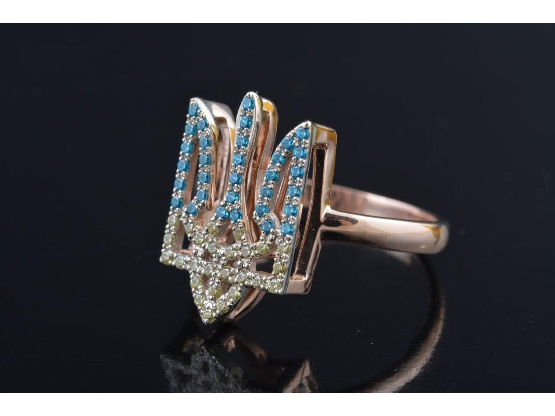 Каблучка "Герб України" - Фото1 Каблучка "Герб України"