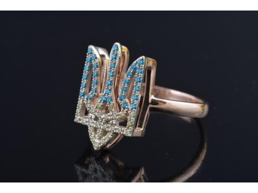 Каблучка "Герб України" - Фото Каблучка "Герб України" - Купити