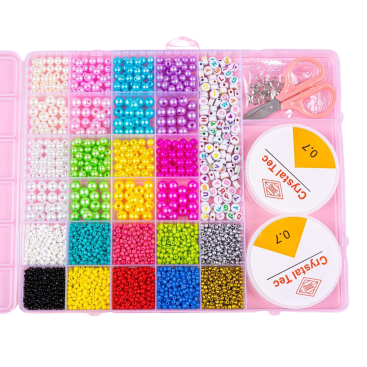 Бісер для плетіння браслетів Перли 23 см - Купити