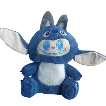 М'яка іграшка із пледом «Монстрик» (40 см) Синя - Купити