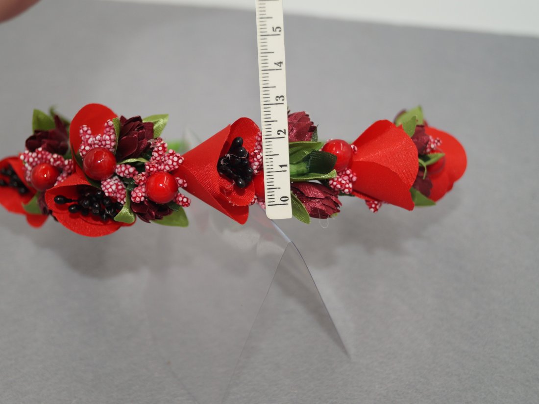 Обручі з квітами. - Кристалік