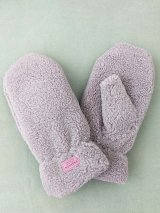 Теплі м’які рукавиці з плюшевої тканини INNOE 85005-3 Лавандовий