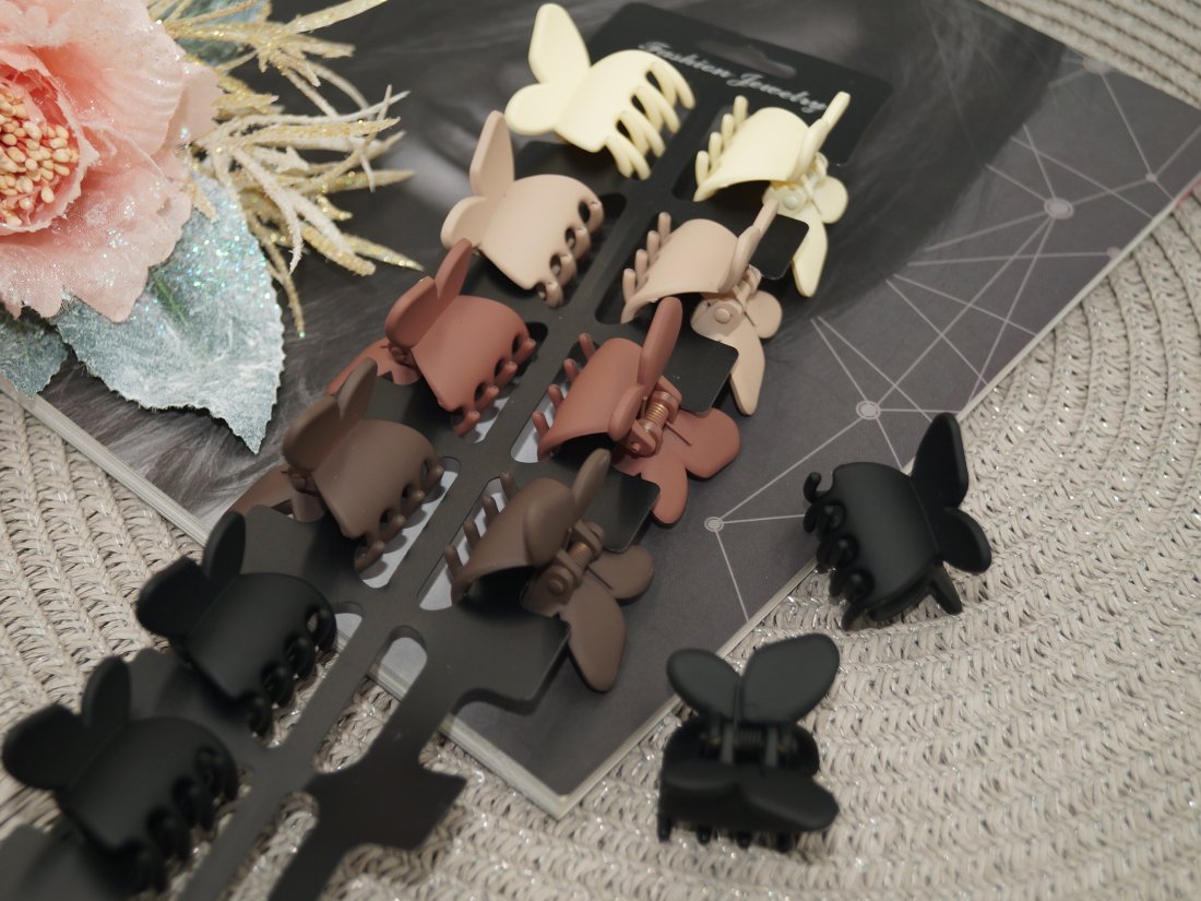 Краби для волосся. Матові 2.5 см.