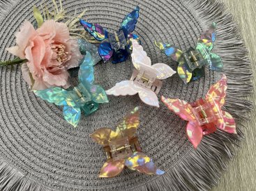 Краби для волосся. Французький пластик. 6см - Купити