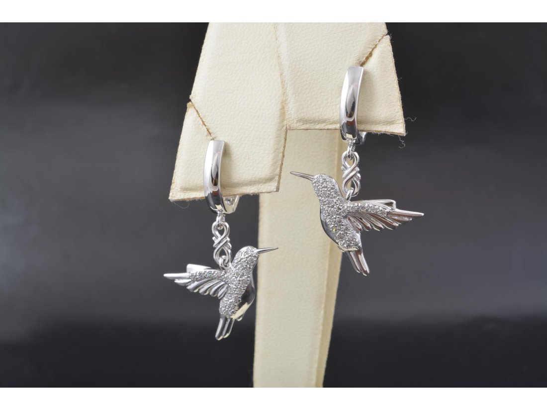 Сережки «Колібрі» - Багира