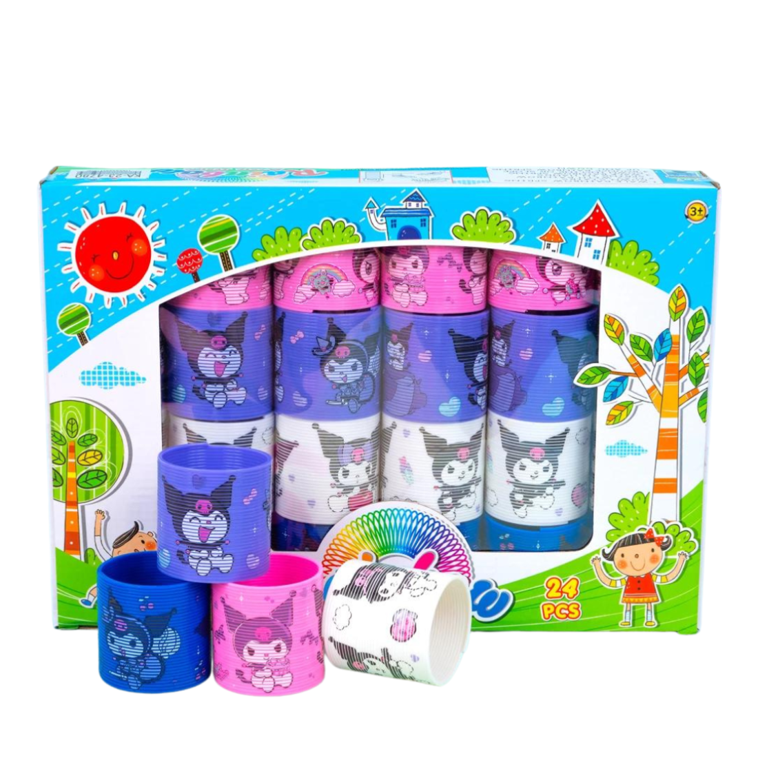 Веселка пружинка Аніме 5,5 см