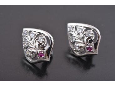 Сережки &quot;Листочок&quot; - Купити