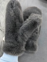 Затишні рукавички з хутра «Зимовий комфорт» INNOE 85005-2 Темно-сірий - Innoe