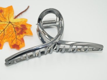 Краби для волосся 11.5 см. Хром. - Купити