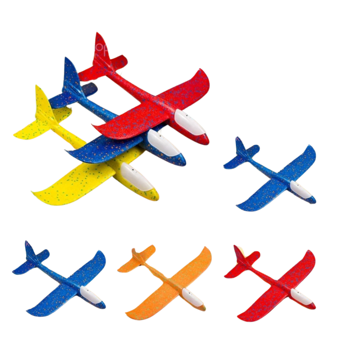 Літак, планер з пінопласту світиться