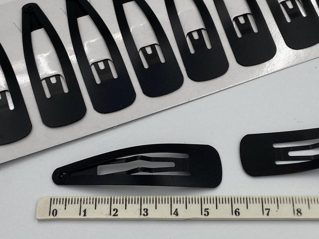 Заколка Тік-так. Матова 5.5 см. - Кристалік