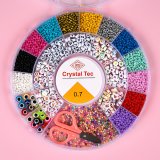 Набір бісеру для плетіння браслетів Кругляж 19